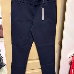 LOFT Dark Blue Tailored Trousers